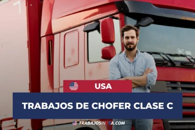 trabajos de chofer clase c