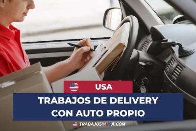 trabajos de delivery con auto propio