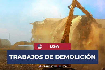 trabajos de demolición