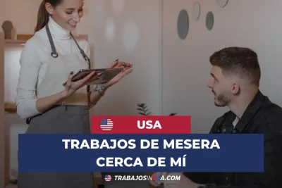 trabajos de mesera cerca de mi