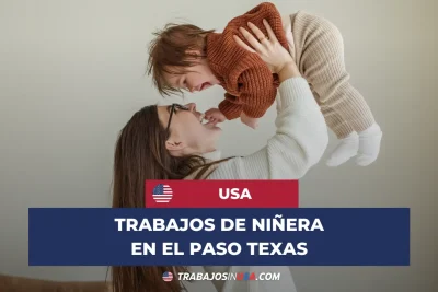 trabajos de niñera en el paso texas