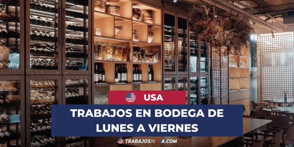 trabajos en bodega de lunes a viernes