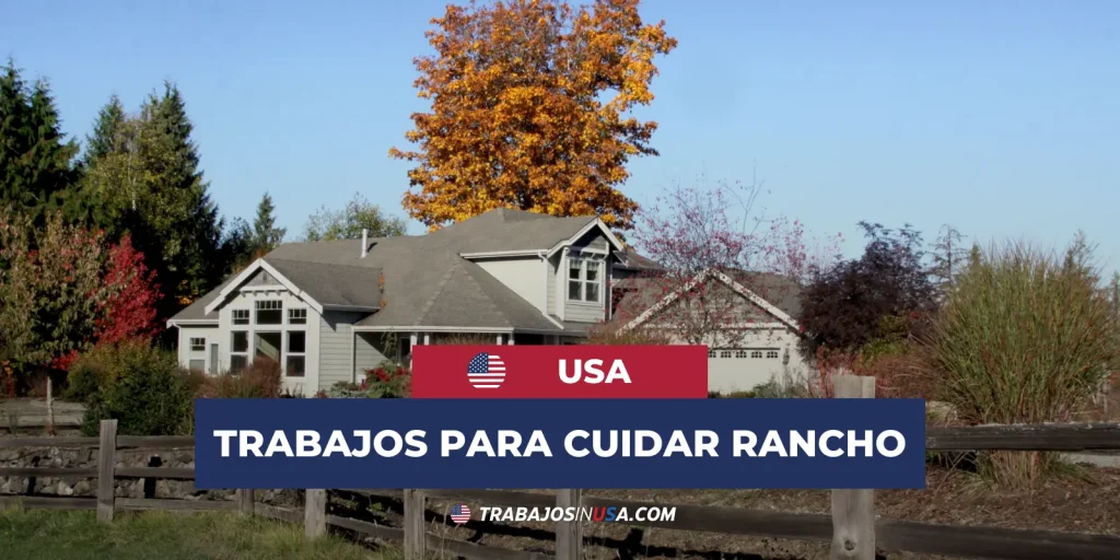 trabajos para cuidar rancho