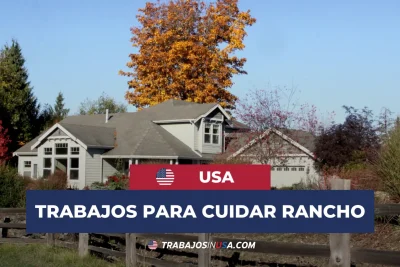trabajos para cuidar rancho