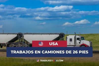 trabajos para manejar camiones de 26 pies